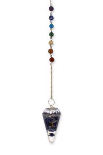 Kyvadlo orgonitové  Chakra Lapis Lazuli 3,5 x 1,5 cm