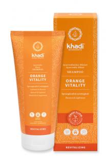 Pomaranč Vitalita  šampón Khadi 200 ml