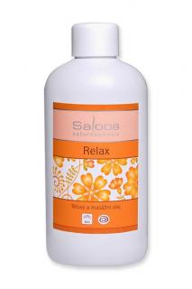Relax  telový a masážny olej Saloos 250 ml