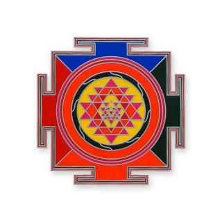 Samolepka Mandala  Sunseal Sri Yantra