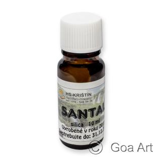 SANTAL 100% silica  prírodný esenciálny olej 10 ml