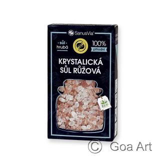 Soľ kryštalická ružová  hrubá 100 g