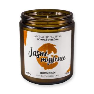 Sviečka sójová aromaterapeutická  Jasné myslenie