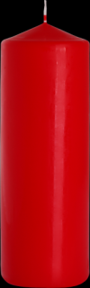 Sviečka Valec Červená  80 x 250 mm