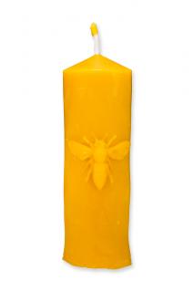 Sviečka valec Včela  3,5 x 11 cm