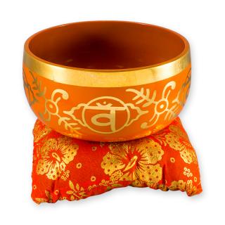 Tibetská miska  oranžová 11 cm