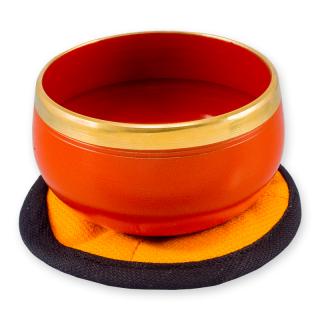 Tibetská miska  oranžová 8 cm