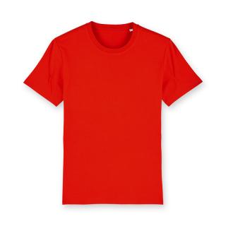 Unisex tričko s krátkym rukávom  Bright Red - 180 GSM L