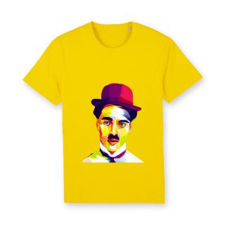 Unisex tričko s krátkym rukávom  Chaplin   Golden Yellow - 180 GSM L