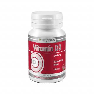 Vitamín D3 lipozomálny  prírodné kapsule 60 ks