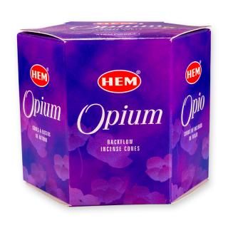 Vonný kužeľ  tečúci dym   Opium 40 ks