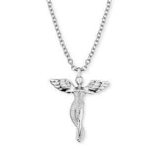 Strieborný náhrdelník anjel