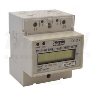 1-fázový digitálny elektromer 100A TVO-F1-WT