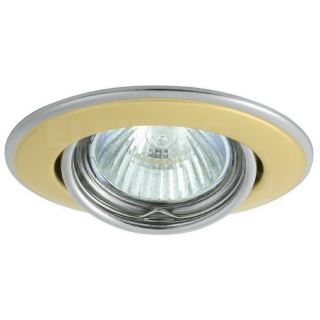 Bodové svietidlo okrúhle výklopné perleťovo zlaté/nikel HORN CTC-3115-PG/N