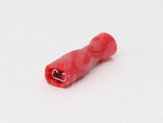 Červená celoizolovaná Cu lisovacia dutinka 2,8x0,5mm 1,5mm² PTCSH3