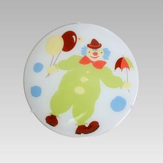 CLOWN detské stropné svietidlo s klaunom 400x400 2xE27 1366