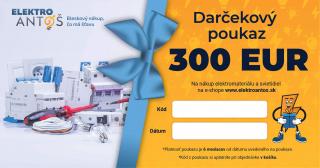 Darčekový poukaz v hodnote 300€ - elektronický