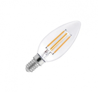 Dekoračná LED žiarovka E14 4W 4000K C35 filament ZLF722 NEDES