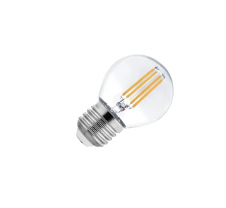 Dekoračná LED žiarovka E27 4W 4000K G45 filament ZLF827 NEDES