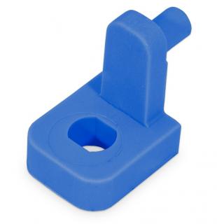 Držiak pre 1 mosadznú svorkovnicu 1,5-10mm² plastový modrý E01N ELCON