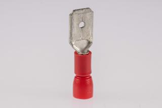 Káblový kolík medený 1,5mm2 lisovací izolovaný červený PCS5