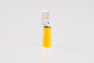 Káblový kolík medený 6mm2 lisovací izolovaný žltý SCS6