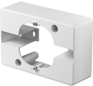 Krabica pre povrchovú montáž na dvojzásuvku TEM EKONOMIK biela AE31PW-U