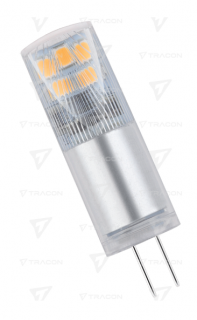 Napichovacia LED žiarovka hliníkové telo 2,4W G4 2700K na 12V LG4H2.4W