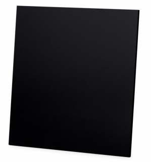 Predný panel zo skla pre ventilátory dRim čierny lesklý