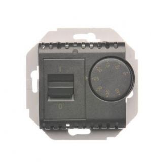 Termostat s vnútorným senzorom Simon54 PREMIUM/NATURE SS antracit DRT10W.02/48