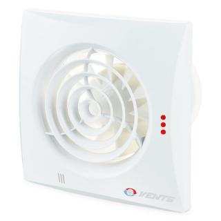Tichý ventilátor domový 315m3/h 150QUIETTH časový spínač hygrostat guličkové ložisko