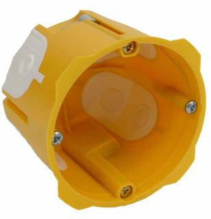 Zvukotesná krabica do sadrokartónu ø68x60mm žltá KPRL 64-60/LD_NA
