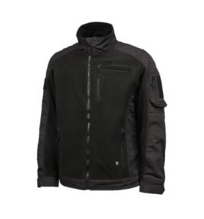 Brandit Flisová bunda RipStop Čierna Čierna XL