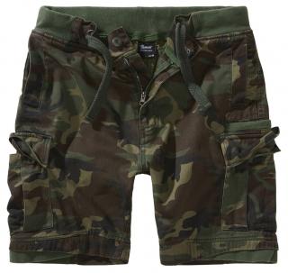 Brandit Packham Vintage kraťasy Woodland XXL Woodland