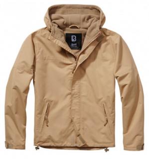 Brandit Windbreaker Frontzip bunda camel S Camel