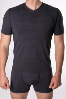 Čierne tričko NYLO V KR 05 Veľkosť výrobku: L