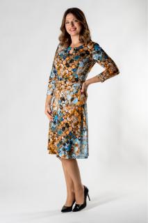 Dámske šaty s krištálom vo výstrihu DERKA Opal Veľkosť výrobku: XL