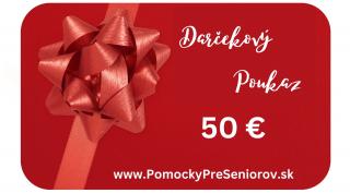 Darčekový poukaz 50€