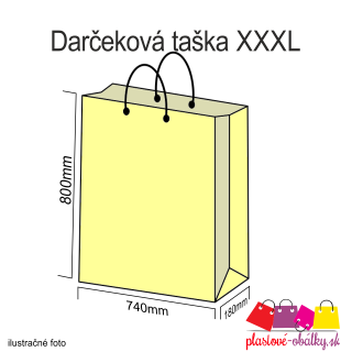 Darčeková taška Rozmer: XXXL 800 x 740 x 180 mm