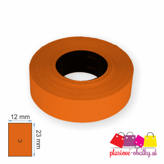 Motex etikety pre etiketovače Farba: Oranžová, Rozmer: 16 x 23 mm MOTEX