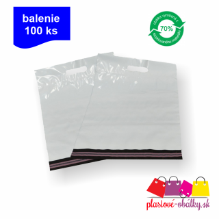 Plastové obálky COEX s výsekom Balenie: 100 ks balenie, Rozmer: 240 x 350 mm (int. 240 x 270 mm)