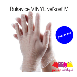 Ulith vinylové rukavice púdrované 100ks Veľkosť: M