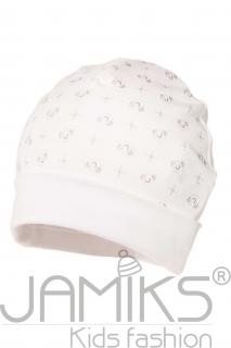 JAMIKS bavlnená čiapka WITAL biela Veľkosť čiapky: 38 cm