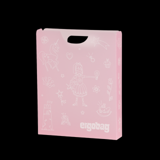 Plastová doska na zošity Ergobag ružová - princezná