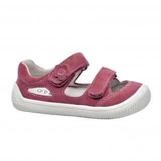 Protetika kožené barefoot sandále MERYL pink Veľkosť: 27