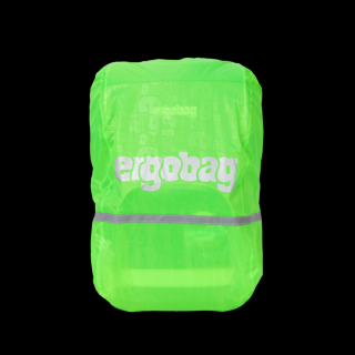 Pršiplášť na školskú tašku Ergobag - zelený