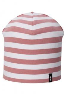 REIMA Obojstranná čiapka TANSSI ružová/pásiky Veľkosť čiapky: 52-54 cm