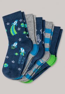 Schiesser detské ponožky (5 párov) - vesmír Veľkosť ponožiek: 19/22