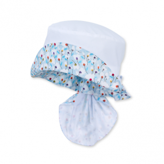 Sterntaler letný klobúk s UV-ochranou - biely Veľkosť čiapky: 55 cm