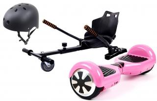 Aboard hoverboard 6,5  Pink Bluetooth s hoverkartom  + Prilba zdarma Prilba: čierna prilba